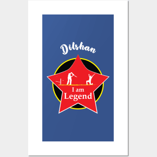 Tilakaratne Dilshan - I am Legend T-Shirt Posters and Art